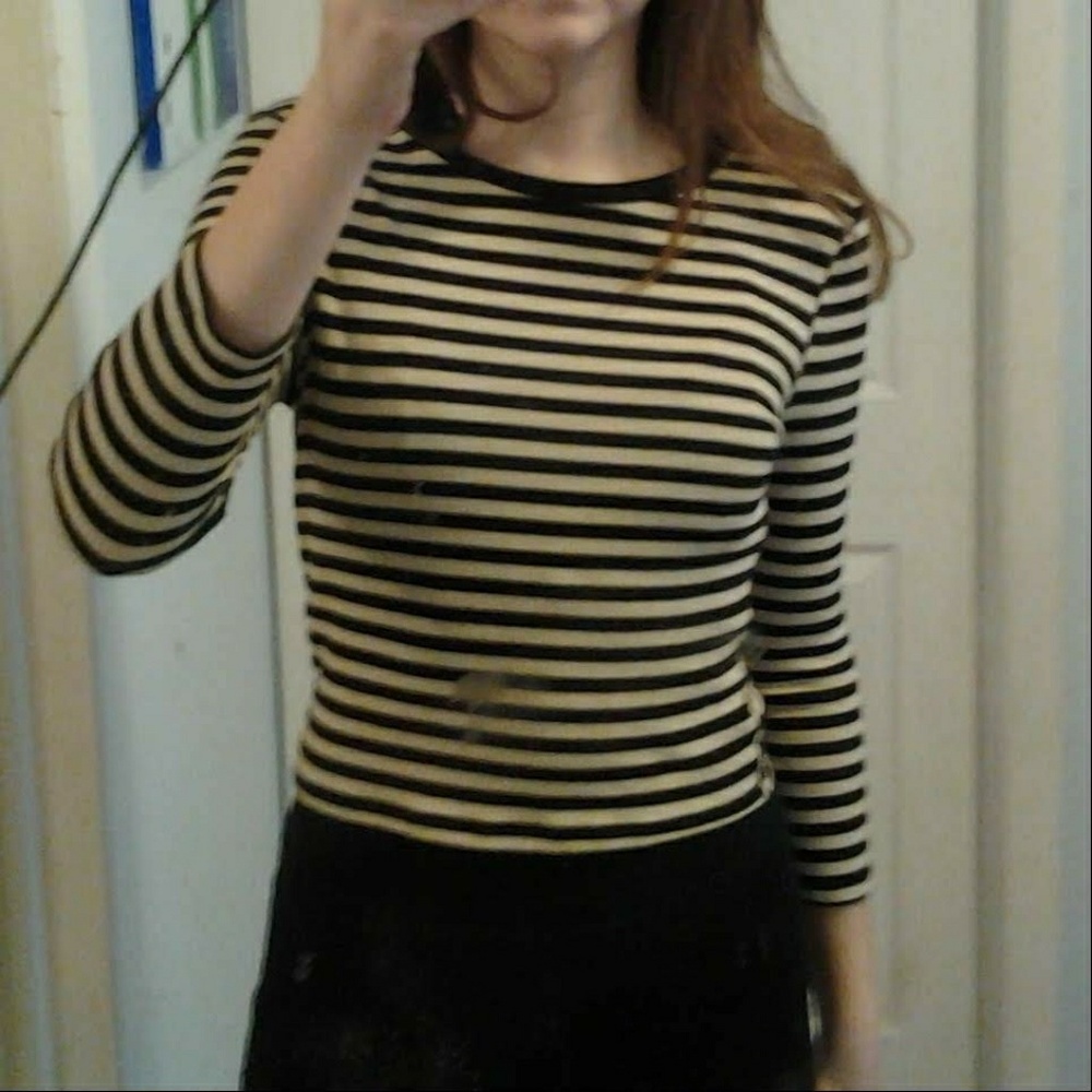 Striped Crop top